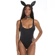 Coquette Bunny - nyuszilány jelmez - fekete (S-L)