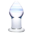 GLAS Amethyst Rain - üveg anál plug (átlátszó lila)