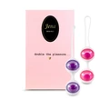 FEELZTOYS Jena - variálható gésagolyó szett (pink-lila)