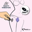 FEELZTOYS Panty - akkus, rádiós csikló vibrátor (pink)