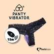 FEELZTOYS Panty - akkus, rádiós csikló vibrátor (pink)