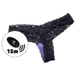 FEELZTOYS Panty - akkus, rádiós csikló vibrátor (fekete)