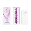 FEELZTOYS GLAZZZ Lucid Dreams - gyöngyös üveg dildó (pink)