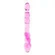 FEELZTOYS GLAZZZ Lucid Dreams - gyöngyös üveg dildó (pink)