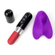 Aixiasia Ebby Panty - akkus, rádiós csiklóvibrátor szett (lila)