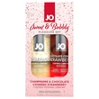 JO System Sweet & Bubble síkosító - pezsgő-csoki-eper (2db)