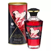 Shunga - melegítő masszázsolaj - cseresznye (100ml)