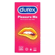 Durex Emoji PleasureMe - bordás-pontozott óvszer (12db)