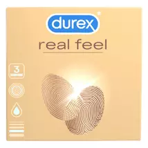 Durex Real Feel - latexmentes óvszer (3db)