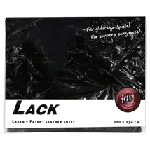Lakk lepedő - 200x230cm (fekete)