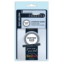 Mister Size óvszer Tesztcsomag Péniszmérővel - 3db