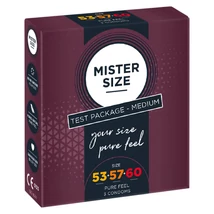 Mister Size óvszer Tesztcsomag - 3db