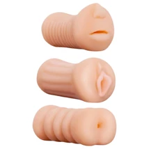 Zsebhoki szett (3db) - Juicy műpunci, száj, popsi