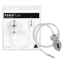 Piss to Ass Plug - üreges anál plug húgycső tágítóval