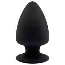 Silexd M - alakítható anál plug - 11cm (fekete)
