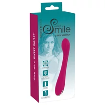 SMILE G-spot - akkus, bordázott G-pont vibrátor (lila)