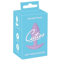 Cuties Mini Butt Plug - szilikon anál plug - lila (2,8cm)