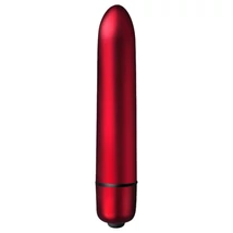 Scarlet Velvet - mini rúzs vibrátor (10 ritmusú) - piros