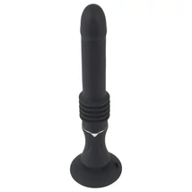 You2Toys Fucking Machine - tapadókorongos lökő vibrátor (fekete)