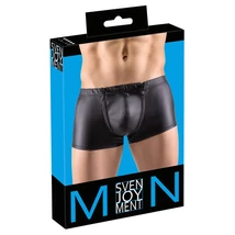 Svenjoyment - strasszos cipzáras matt boxer (fekete)