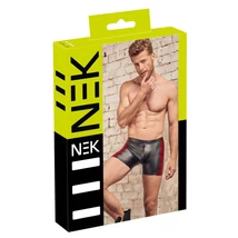 NEK - piros oldal betétes cipzáras boxer (fekete)