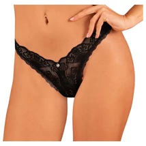 Obsessive Donna Dream - csipkés tanga (fekete)