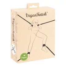 Vegan Fetish - ágyhoz kötöző szett (fekete)