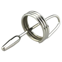 DeepRing - gyűrűs, fém dilátor - 9cm (ezüst)