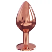 Dorcel Diamond Plug M - alumínium anál plug (rosegold)