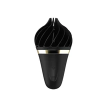 Satisfyer Sweet Treat - akkus, forgó csikló vibrátor (fekete)