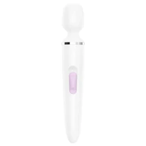 Satisfyer Wand-er Woman - vízálló masszírozó vibrátor (fehér)