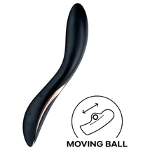 Satisfyer Rrrolling - mozgó golyós G-pont vibrátor (fekete)