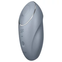 Satisfyer Tap & Climax 1 - 2in1 csikló vibrátor (szürke)