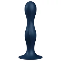 Satisfyer Double Ball-R - súlyozott dildó (kék)