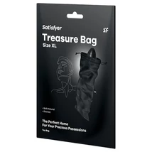 Satisfyer Treasure Bag XL - tároló táska - nagy (fekete)