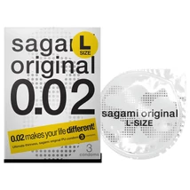Sagami Original 0,02 L - óvszer - 58mm (3db)