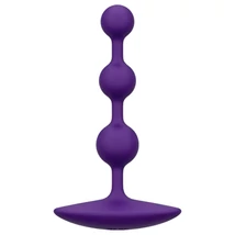 ROMP Amp - gyöngyös anál dildó (lila)