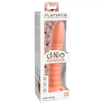 Dillio Wild Thing - barázdált dildó (19cm) - narancs