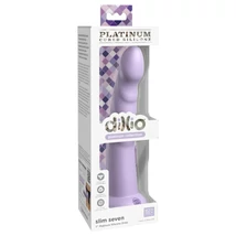 Dillio Slim Seven - tapadókorongos stimuláló dildó (20cm) - lila