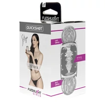 Fleshlight Quickshot Stoya - utazó maszturbátor (átlátszó)