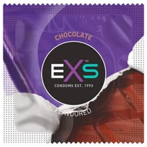 EXS Hot Chocolate - óvszer csoki ízű - fekete (100db)