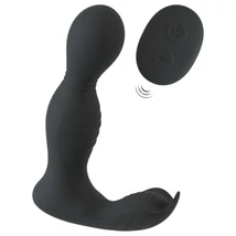 Rebel - távirányítós 2in1 prosztata vibrátor (fekete)