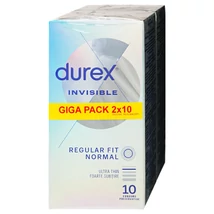 Durex Invisible Regular Fit - vékony óvszer (2x10db)