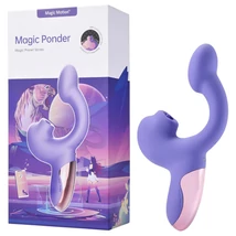 Magic Motion Magic Ponder - 2in1 csiklókaros vibrátor (lila)