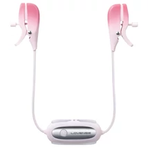 LOVENSE Gemini - okos, vibrációs mellbimbó csipesz (pink)