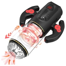 AlvUp - lökő forgó maszturbátor (fekete)