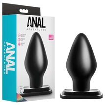 Anal Adventures XL - extra nagy anál plug (fekete)