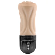 Zero Tolerance Tight Lipped - szívó-rezgő műpunci (natúr)