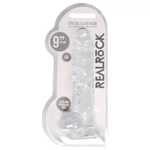 REALROCK - átlátszó élethű dildó - átlátszó (22cm)