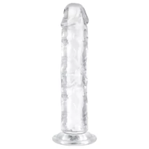 EasyToys - zselés dildó - 16cm (átlátszó)